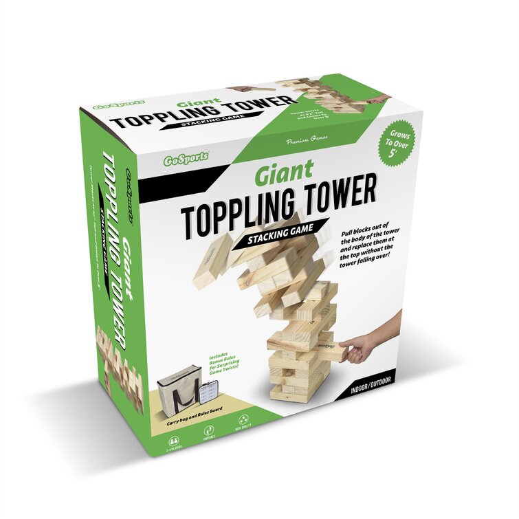 GoSports Giant 2.5ft Toppling Tower Game Set & Reviews | Wayfair